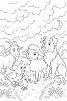 GFG Kids Stories - The Flock and the Farm – Book 6 - The Flock and the Shadows