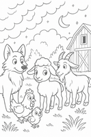 GFG Kids Stories - The Flock and the Farm – Book 6 - The Flock and the Shadows