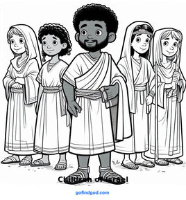 Kinders van Israel - Inkleur