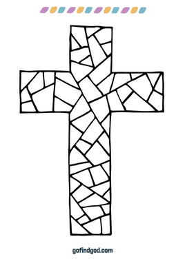 Kleur - Mosaïekkruis