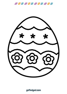 Paaskleursel - Kindereier