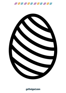 Paaskleur - Diagonale eier