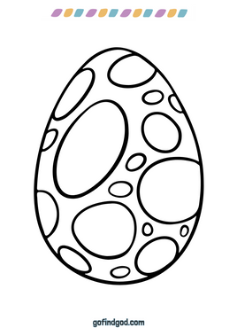 Paaskleur - Dinosourus-eier