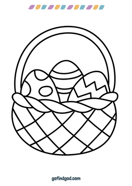 Paaskleursel - Eiermandjie (1)