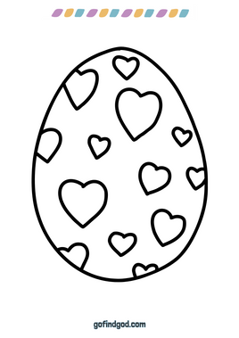 Paaskleur - Eier met harte