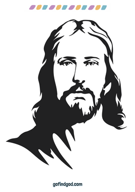 Paaskleur - Jesus-portret