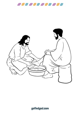 Paaskleur - Jesus was voete