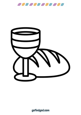 Paaskleursel - Wyn en Brood