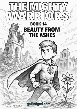 GFG Kids Stories & Coloring -  The Mighty Warriors Book The Mighty Warriors - Book 14 Beauty from the Ashes