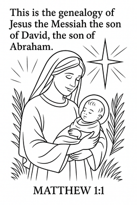 GFG Christmas Coloring - Matthew 1 1 C
