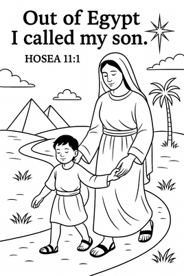 GFG Christmas Coloring - OT -- Hosea 11 1 B