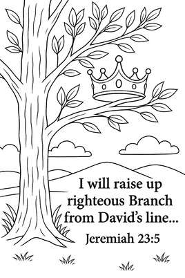 GFG Christmas Coloring - OT -- Jeremiah 23 5 A