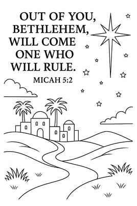 GFG Christmas Coloring - OT -Micah 5 2