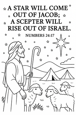 GFG Christmas Coloring - OT - Numbers 24 17