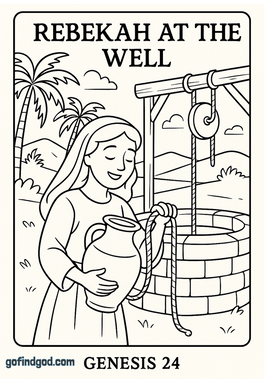 GFG Bible Book Coloring - Genesis 24