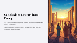Esra 4: Staan teëstand in God se werk te staan 