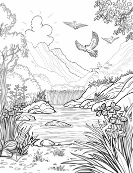 Vreedsame_rivier_met_duiwe_bybelkleursel