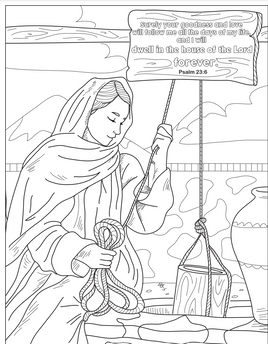 Bible Coloring -  Psalm 23_6