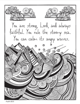 Bible Coloring - Psalm 89_9