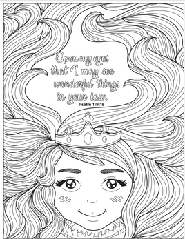 Bible Coloring -Psalm 119_18
