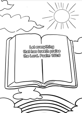 Bible Coloring - Psalm 150-6