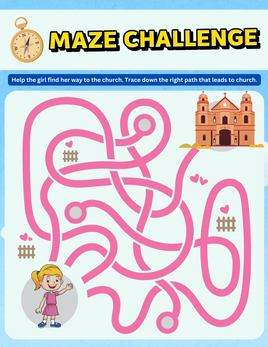 Thankful Hearts  Gratitude Journal - Maze Challenge