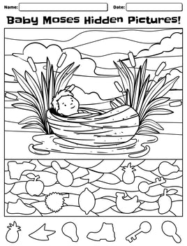 Versteekte voorwerp-kleur - Moses
