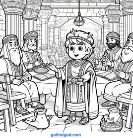 Young King Coloring